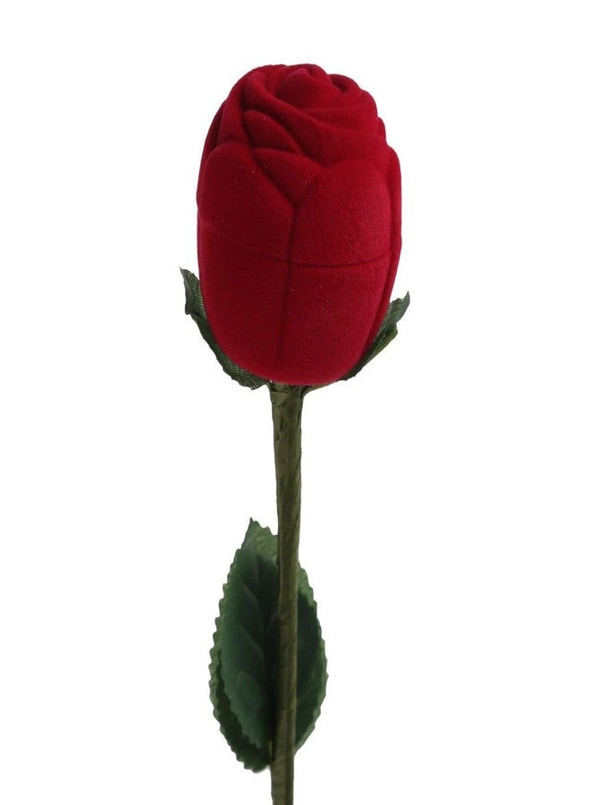 Lilone 2x Red Rose Ring Box for Women,Girls (Gift, Engagement) without Ring - Image 4