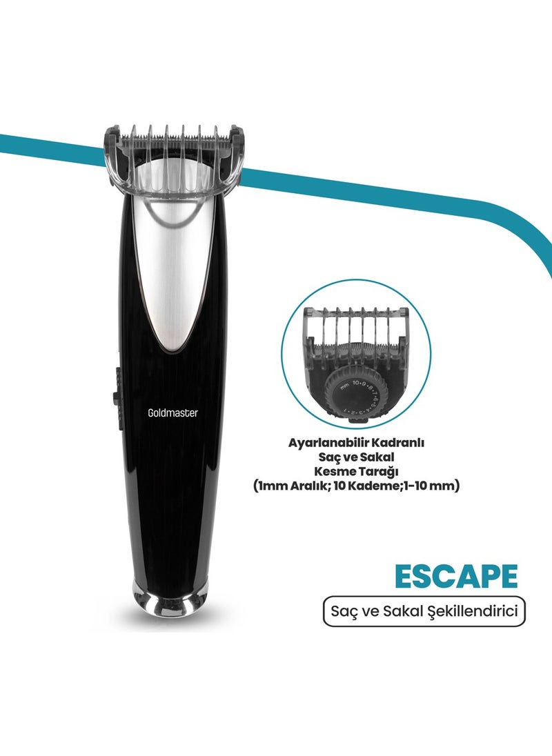 GM-8115 Escape Cordless Hair and Beard Clipper - pzsku/Z534215891AE0AB50AD1FZ/45/_/1727854191/0f20d68a-3331-46d4-a2c3-505d686204b5