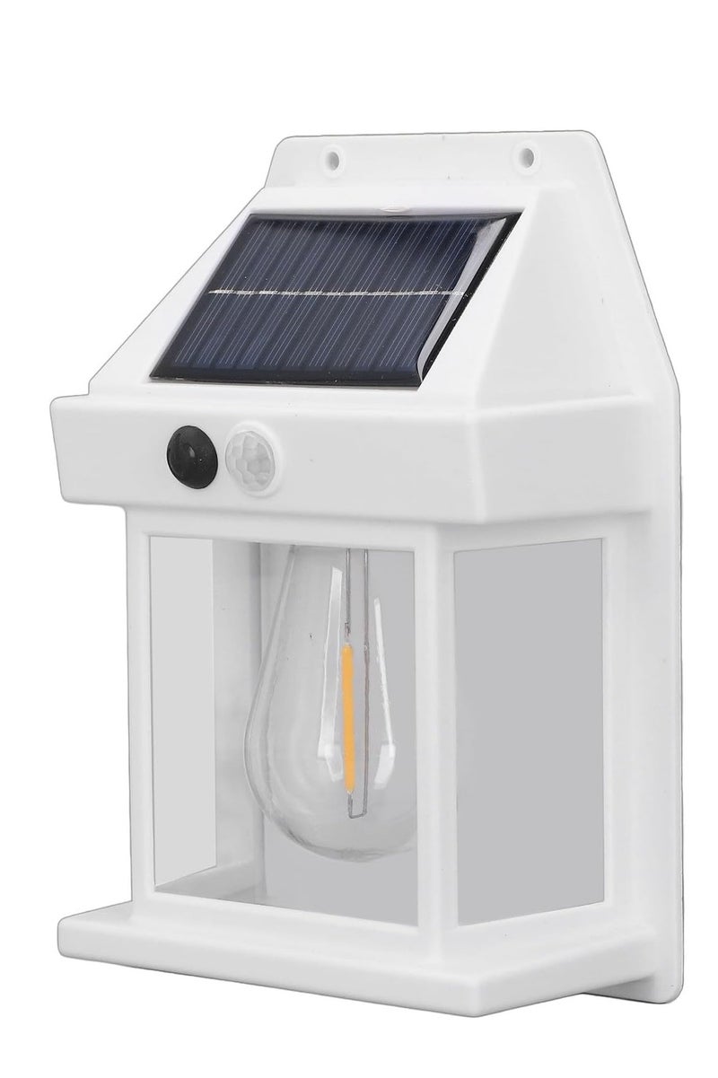Generic Solar Wall Light Waterproof Motion Sensor 3 Modes for Outdoor (White)  - Image 1