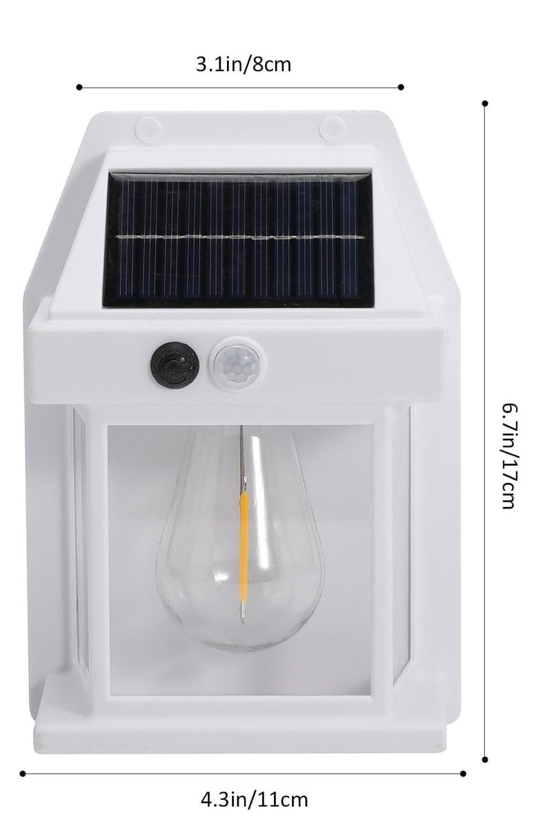Generic Solar Wall Light Waterproof Motion Sensor 3 Modes for Outdoor (White)  - Image 3