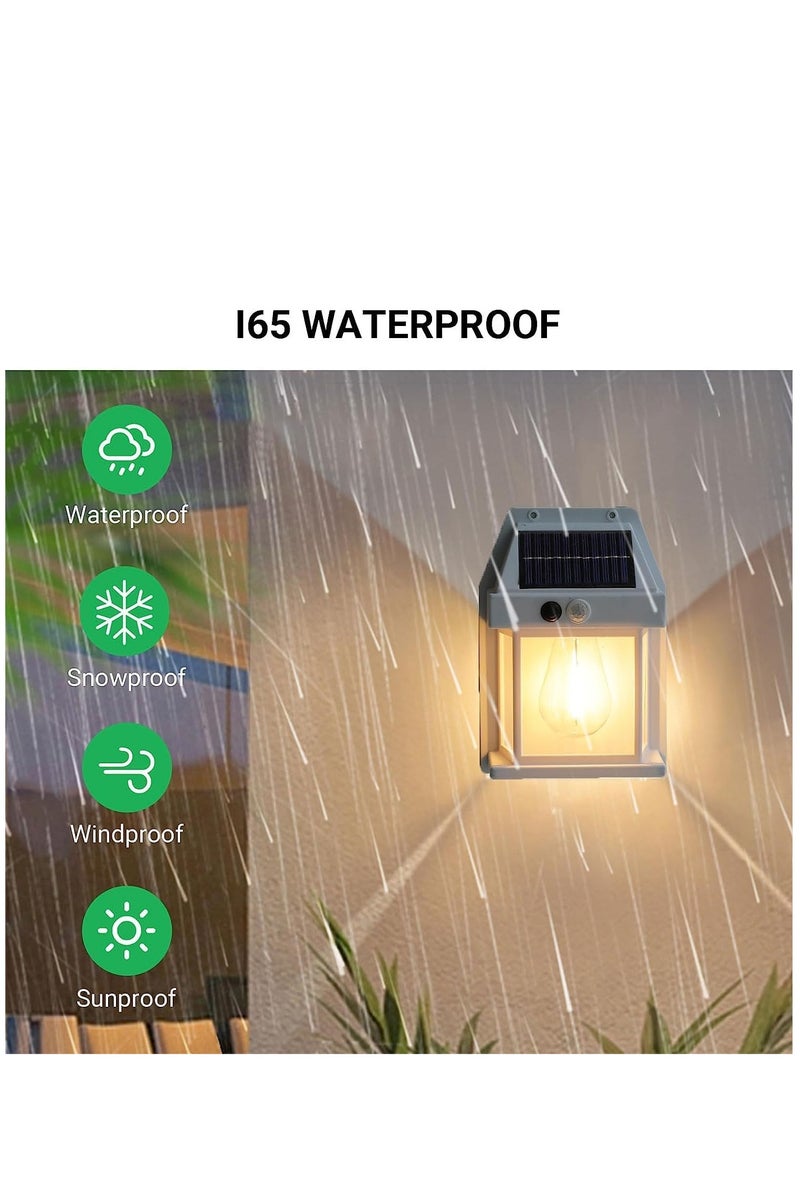 Generic Solar Wall Light Waterproof Motion Sensor 3 Modes for Outdoor (White)  - Image 5