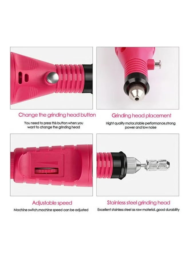 Electric Nail Drill Polish Kit Multicolour - Image 4