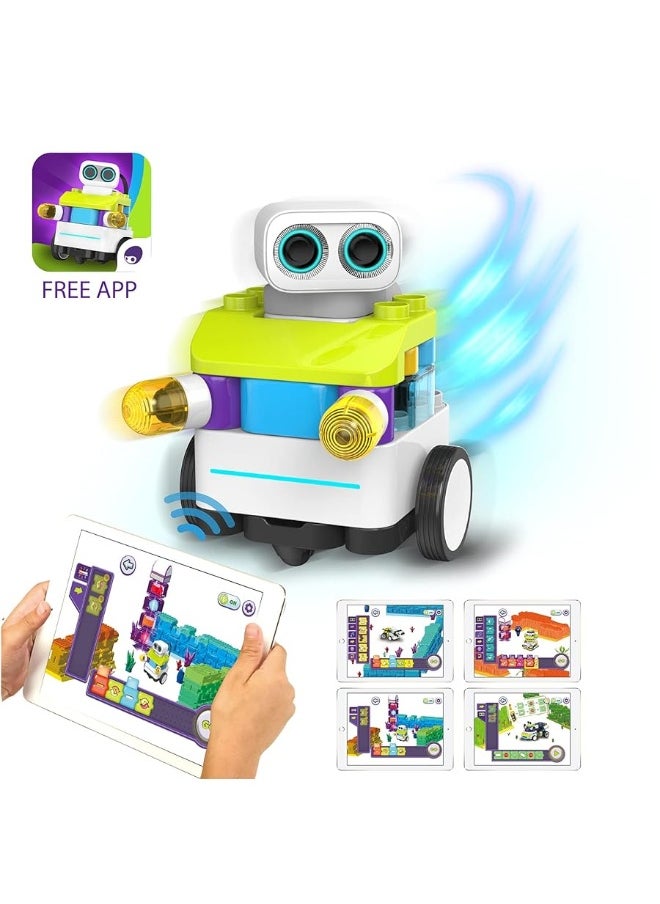 Pai Technology BOTZEES Classic Plus Coding Robots for Kids, Remote Control Robot, 8 in 1 AR STEM Toys for 4+ Years Old Kids (APP Based, iOS, Android and Kindle Fire Compatible)  - Image 1