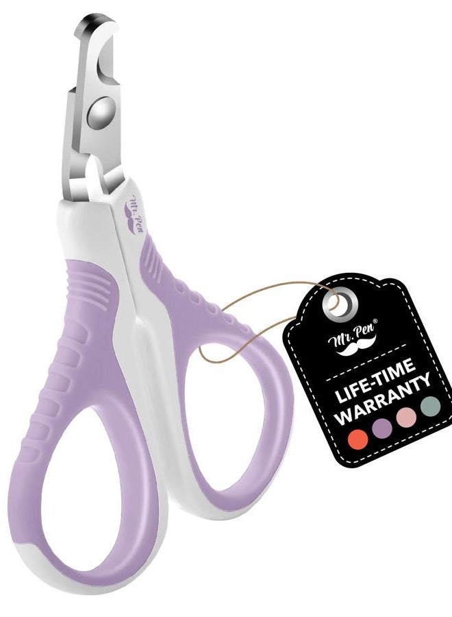 Mr. Pen Cat Nail Clipper, Purple, Cat Nail Trimmer, Cat Nail Clippers, Cat Claw Clippers, Cat Clippers for Nails, Pet Nail Clippers, Kitten Nail Clipper, Small Dog Nail Clipper, Cat Claw Trimmer - Image 1