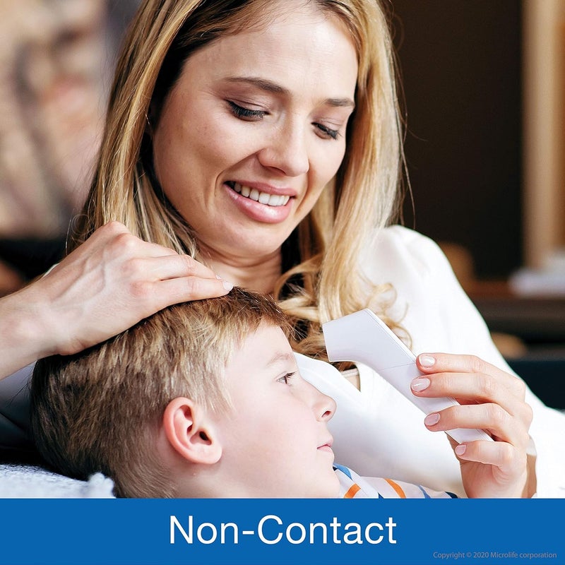 Microlife NonContact Forehead Thermometer Digital Infrared NoTouch Thermometer for Adults Kids  Baby Large Backlit LCD Screen Fever Alarm Memories  Instant Accurate Readings - Image 3