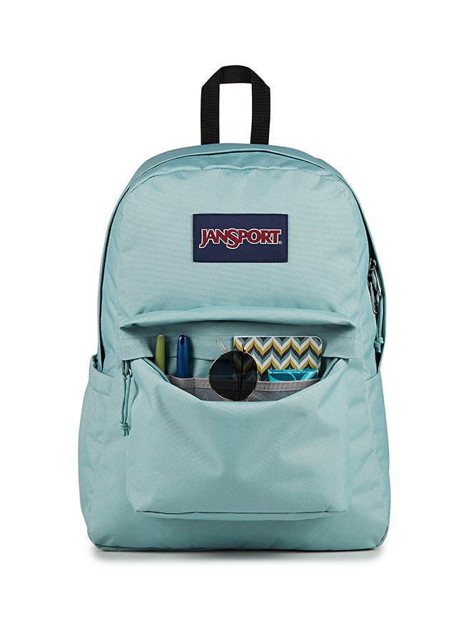 JANSPORT Superbreak Plus Medium Laptop Backpack - Faded Sage - Image 3