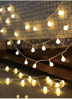 Nisf Al Qamar Ramadan lighting, 40 circular bulbs, 5 meters long, connected via USB or batteries, with warm white lighting  - Image 2
