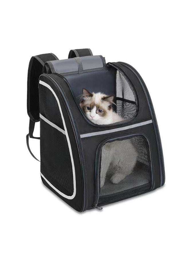 Soofam Pet Carrier Bag Pack for Cats And Dogs | Cat Carrier Backpack for Travel Airline Approved | Soft Cat Carrier Dog Carrier Travel Kitten for Up to 2kg puppies - Image 1