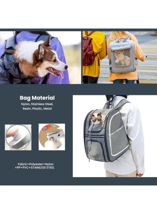 Soofam Pet Carrier Bag Pack for Cats And Dogs | Cat Carrier Backpack for Travel Airline Approved | Soft Cat Carrier Dog Carrier Travel Kitten for Up to 2kg puppies - Image 2