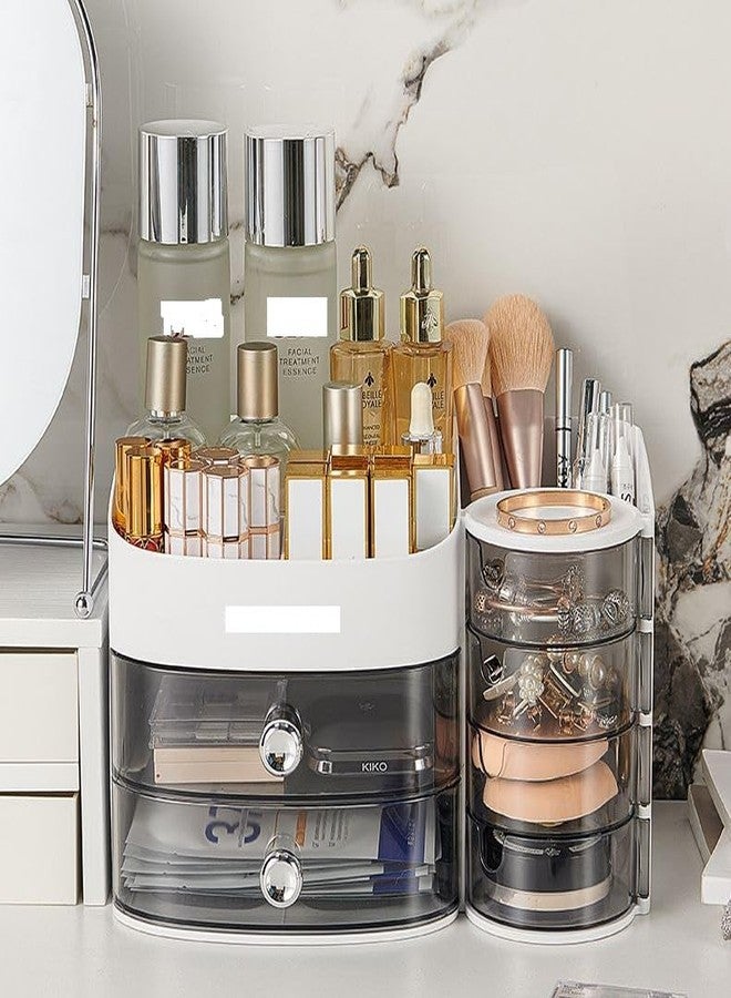 Azelf Stylish Cosmetic Storage Rack – Large Capacity, Dustproof Organizer for Skin Care & Lipstick with Elegant Luxury Design - Image 2