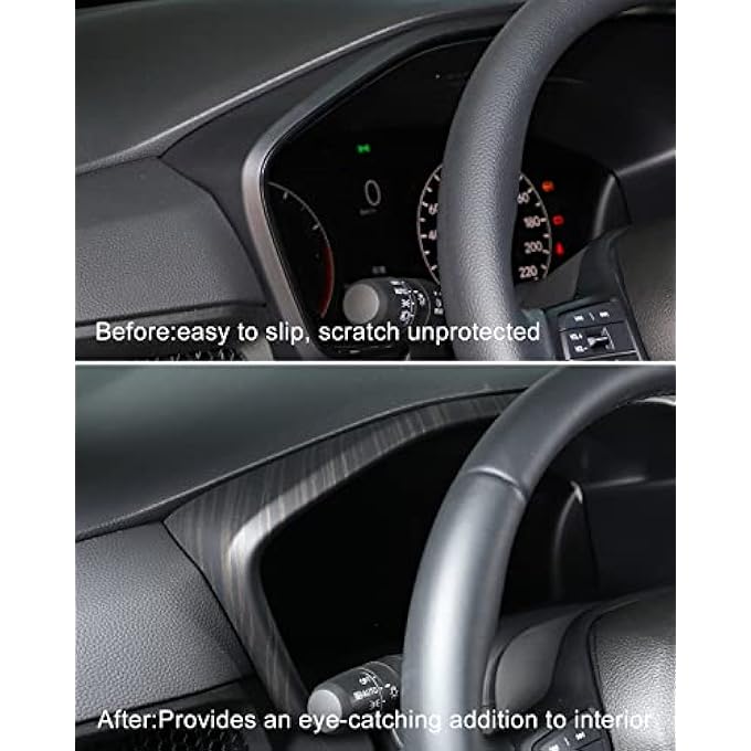 rayihni For Honda Crv 2023 Dashboard Cover Trims For The New CrV Instrument Board Luxury Wood Frain Interior Accessories Upgrate Molding Wood - Image 4