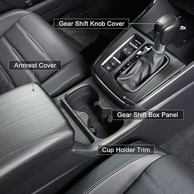 rayihni For Honda Crv 2023 Dashboard Cover Trims For The New CrV Instrument Board Luxury Wood Frain Interior Accessories Upgrate Molding Wood - Image 5