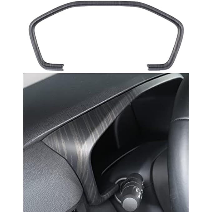 rayihni For Honda Crv 2023 Dashboard Cover Trims For The New CrV Instrument Board Luxury Wood Frain Interior Accessories Upgrate Molding Wood - Image 1
