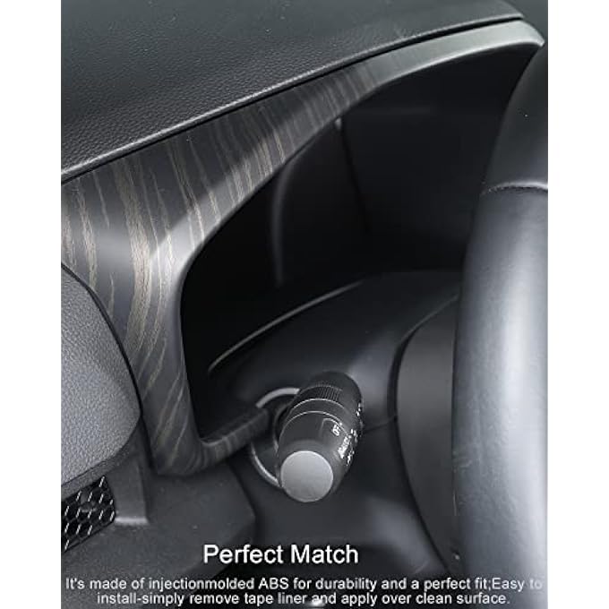 rayihni For Honda Crv 2023 Dashboard Cover Trims For The New CrV Instrument Board Luxury Wood Frain Interior Accessories Upgrate Molding Wood - Image 3