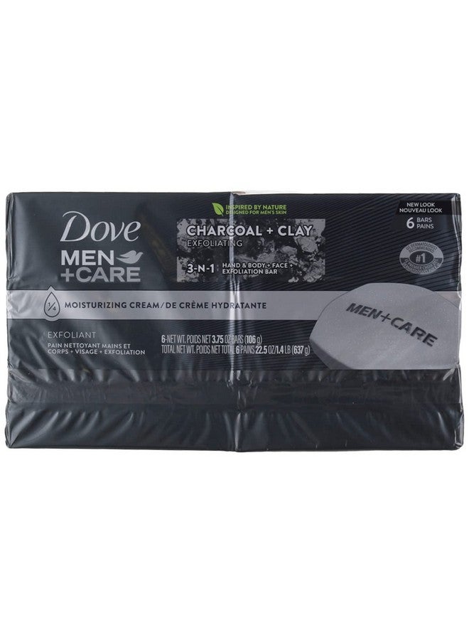 Dove, Men Bar Soap Charcoal + Clay, 4 Ounce (Pack of 6) - Image 4