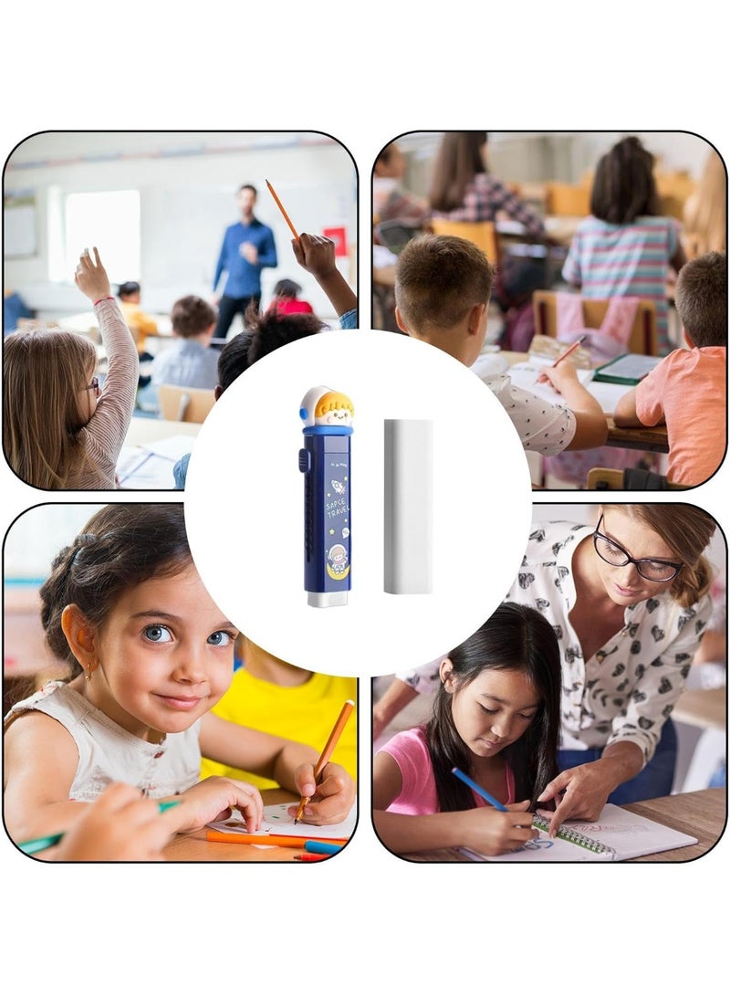 عبوة 1+1 ممحاة قابلة للسحب والدفع مع عبوة حبر إضافية واحدة، ممحاة مطاطية ناعمة لأقلام الرصاص، مستلزمات مدرسية ومكتبية ممتعة للطلاب والأطفال - Image 2