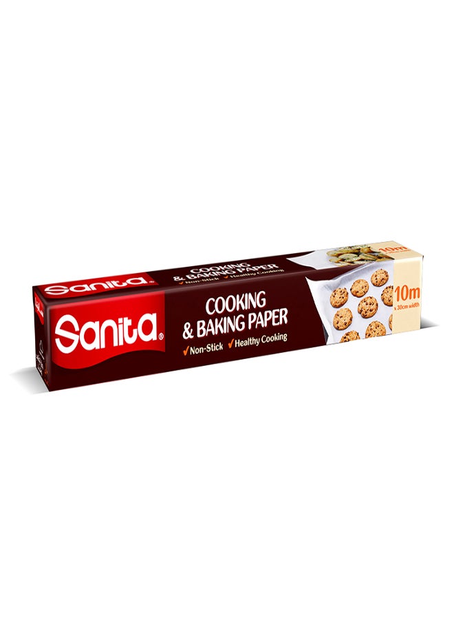 Sanita Cooking And Baking Paper 24-Pieces, 10m Length - Image 1