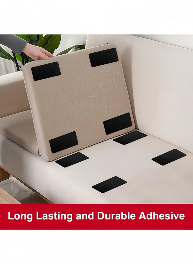 Peachjoy 15pcs Hook and Loop Tape Strips with Adhesive, Heavy Duty Nylon Velcro for Sewing, Crafting, DIY, Interlocking Tape 5x10 cm - Image 2