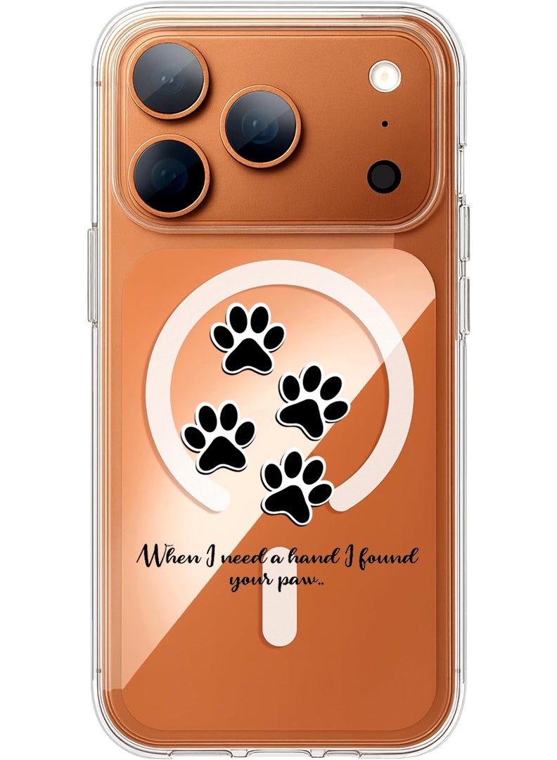 Theodor Magnetic Case for Apple iPhone 17 Pro Compatible with MagSafe Wireless Charging, Shockproof Phone Bumper Cover - peace - Image 1