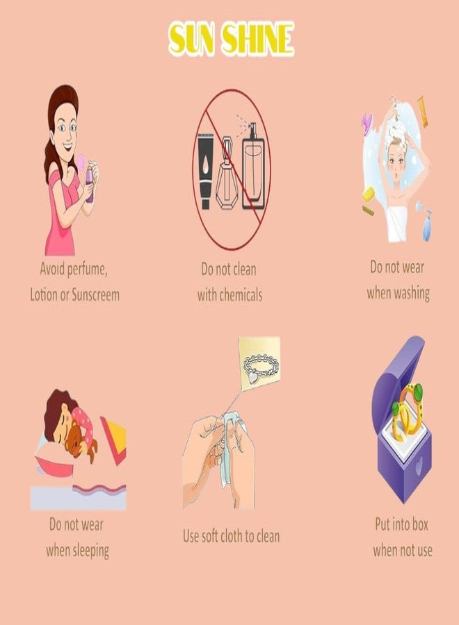 SUN SHINE Traditional Pearl Nose Ring with Gold-Toned Accents, Pink Crystal Beads - Image 2