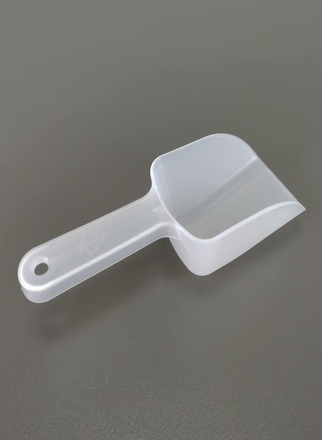 FixtureDisplays Foodservice 4 OZ Scoop PP Utility Ice Scoop,6.3 X 2.95 X 2.16",Translucence,Plastic Kitchen Scoops for Weddings,Candy Dessert Buffet,Ice Cream,Protein Powders,Coffee,Tea 15666-4PK-NPF - Image 3