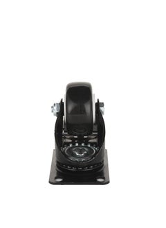 BMB tools Black PVC White Rim Caster 2 Piece 1.5 Inch- Swivel with Brake - Plate| Industrial & Scientific|Material Handling Products|Rubber Caster| Wheel  - Image 4