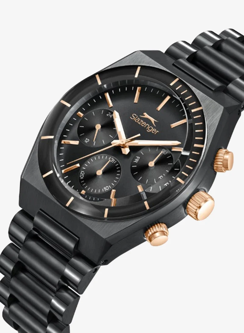 Slazenger Men's Metal Multi Function Watch SL.9.2484.2.05 - 41 mm