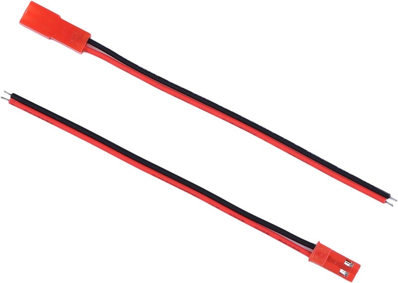 eBoot 20 AWG Plug Connector 2 Pin Male Female Plug Connector Cable Wire for LED Lamp Strip RC Toys Battery, 10 Pairs - Image 4