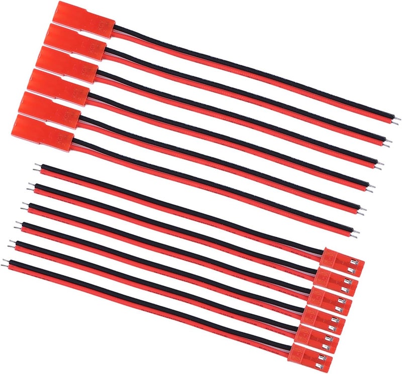 eBoot 20 AWG Plug Connector 2 Pin Male Female Plug Connector Cable Wire for LED Lamp Strip RC Toys Battery, 10 Pairs - Image 5