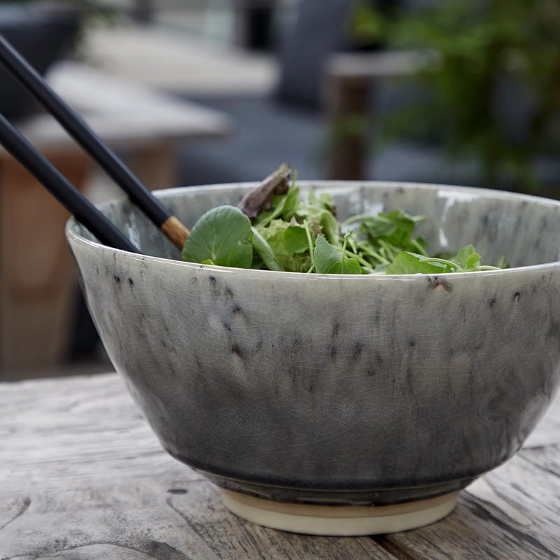 Costa Nova Ceramic Stoneware 95 x 5 88 oz Serving Bowl  Madeira Collection Grey  Microwave  Dishwasher Safe Dinnerware  Food Safe Glazing  Restaurant Quality Tableware - Image 4