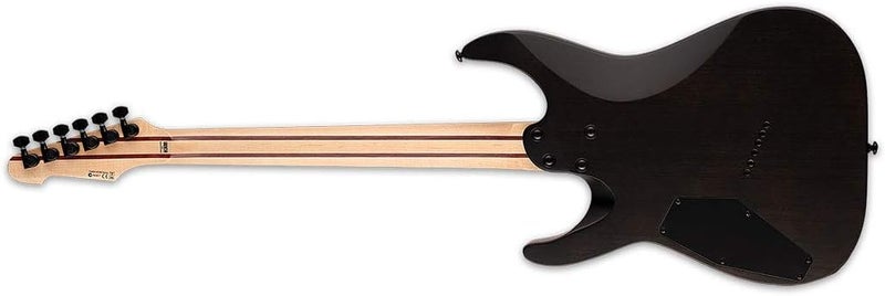 ESP جيتار كهربائي متعدد المقاييس 6 أوتار من ESP LTD M1000 بلون أسود ساتان شفاف يمين LM1000MSFMSTBLKS - Image 4