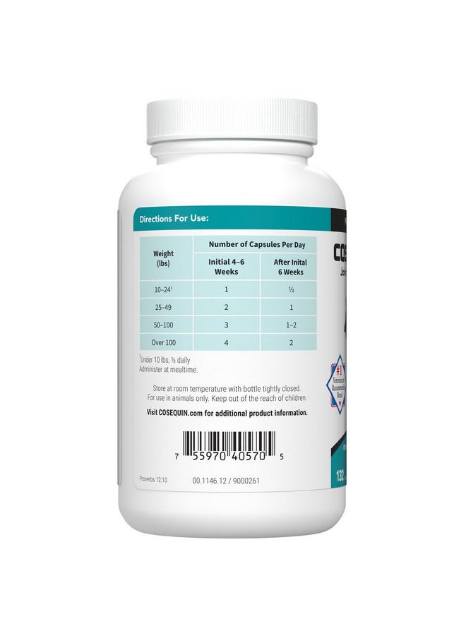 COSEQUIN Nutramax Cosequin Ds Joint Health Supplement For Dogs  With Glucosamine And Chondroitin, 132 Capsules  - Image 2
