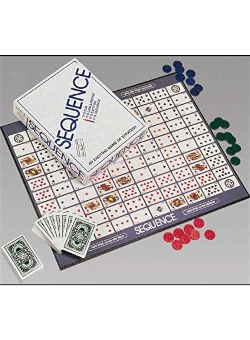 SEQUENCE Exciting Card Board Strategy Family And Game For Friends Party Fun - Image 1