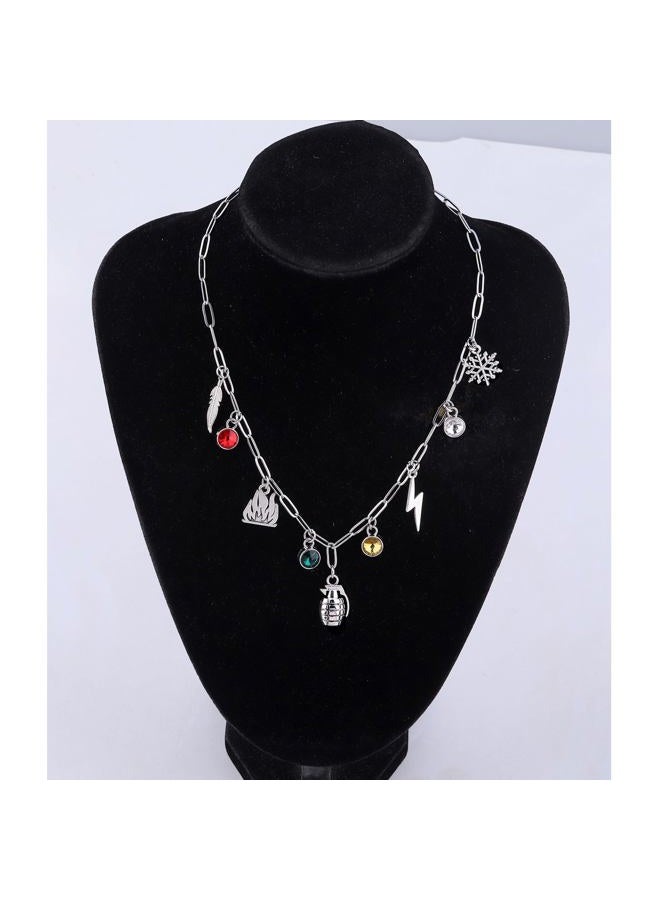 MAOFAED Japan Anime Charms Necklace for Fans, Paperclip Chain Necklace for Men Women, Anime Lover Gift (herolinkNE) - Image 4