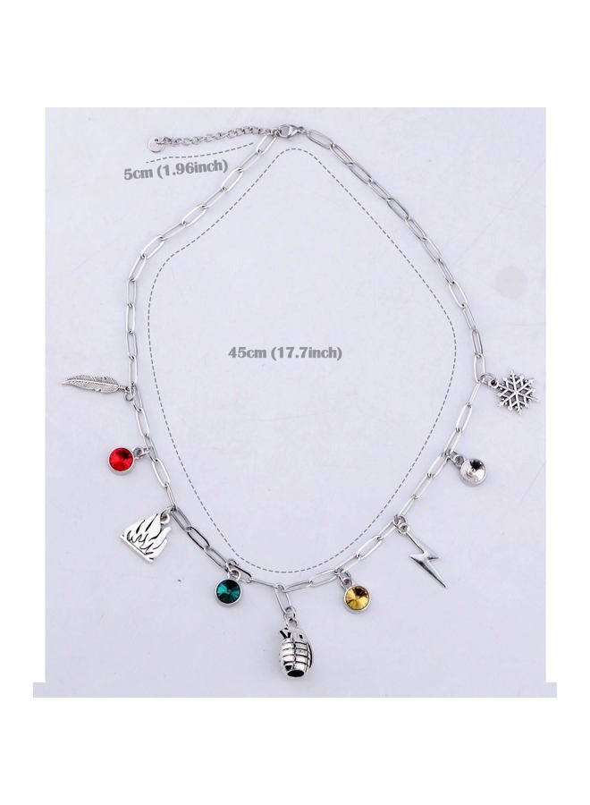 MAOFAED Japan Anime Charms Necklace for Fans, Paperclip Chain Necklace for Men Women, Anime Lover Gift (herolinkNE) - Image 2