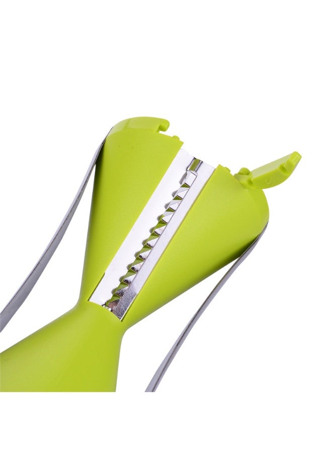 general Kitchen Tools And Gadgets,Veggie Slicer,Dual Stainless Steel Blade Vegetable Cutter for Thick or Thin Noodle, Spiralizer Food Chopper Cutter for Zucchini, Squash, Cucumbers, Carrots, and More - Image 4