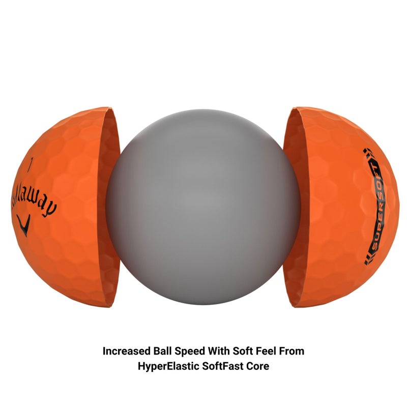 Callaway Golf Supersoft Golf Balls (2023, Orange) - Image 3