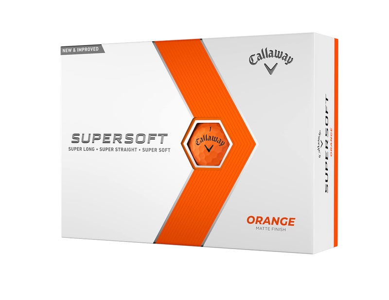 Callaway Golf Supersoft Golf Balls (2023, Orange) - Image 1