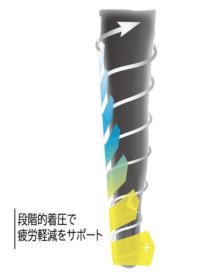 Mueller GRAD COMP LEG SLEEVE PERF PR BLK, LG - Image 2