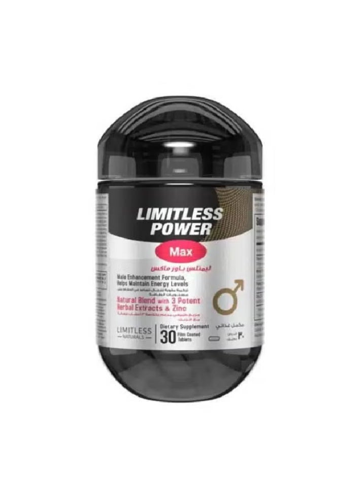 LIMITLESS Power Max 30 Tablets