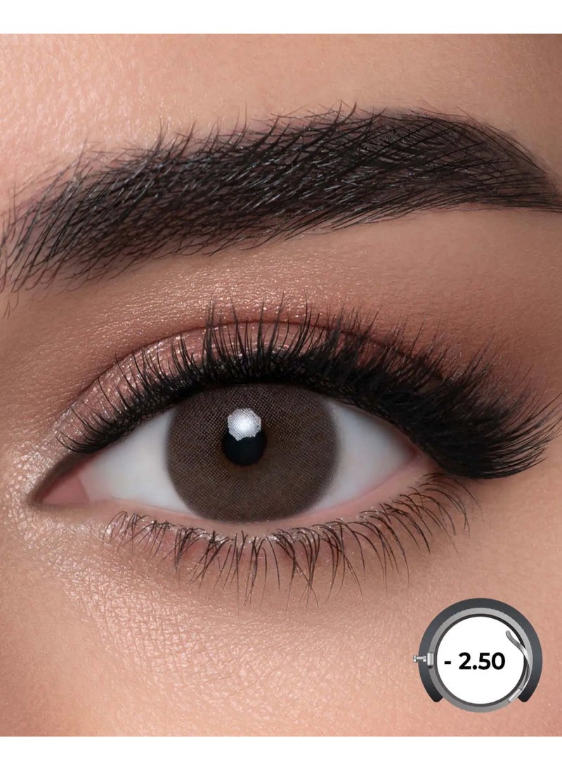 Power Contact Lenses  Stone  (-2.5) - Pack of One Lens