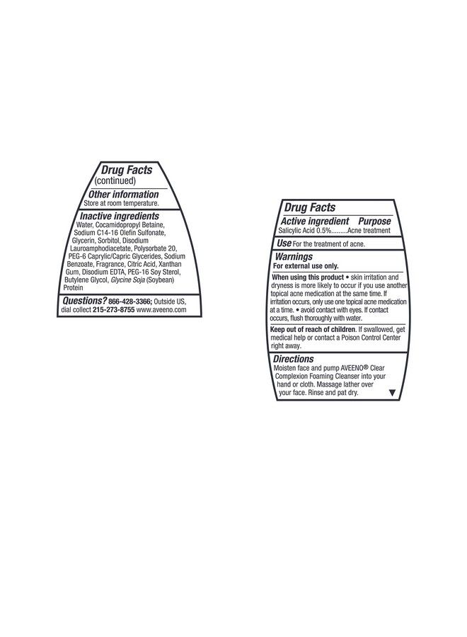 Aveeno Clear Complexion Foaming Facial Cleanser Scentless 6 Fl Oz (Pack Of 1) Package May Vary - Image 4