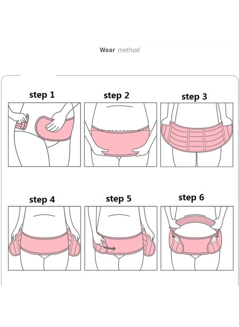AROAQ Maternity Belts for Pregnant Women Waist Care Belt Abdomen Support Belly Band Back Protector Pregnant Maternity Clothes ( X Large)  - Image 5