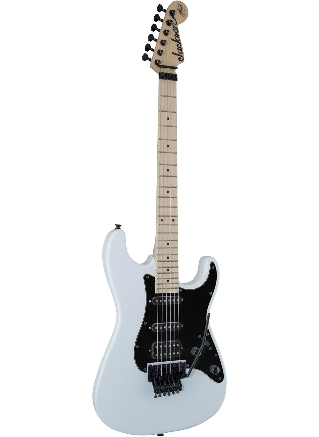 Jackson Adrian Smith Signature SDX Snow White 6String Electric Guitar w Maple Fingerboard