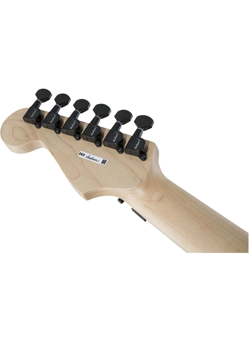 Jackson Adrian Smith Signature SDX Snow White 6String Electric Guitar w Maple Fingerboard