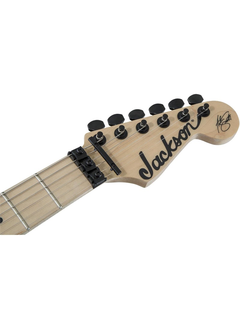 Jackson Adrian Smith Signature SDX Snow White 6String Electric Guitar w Maple Fingerboard