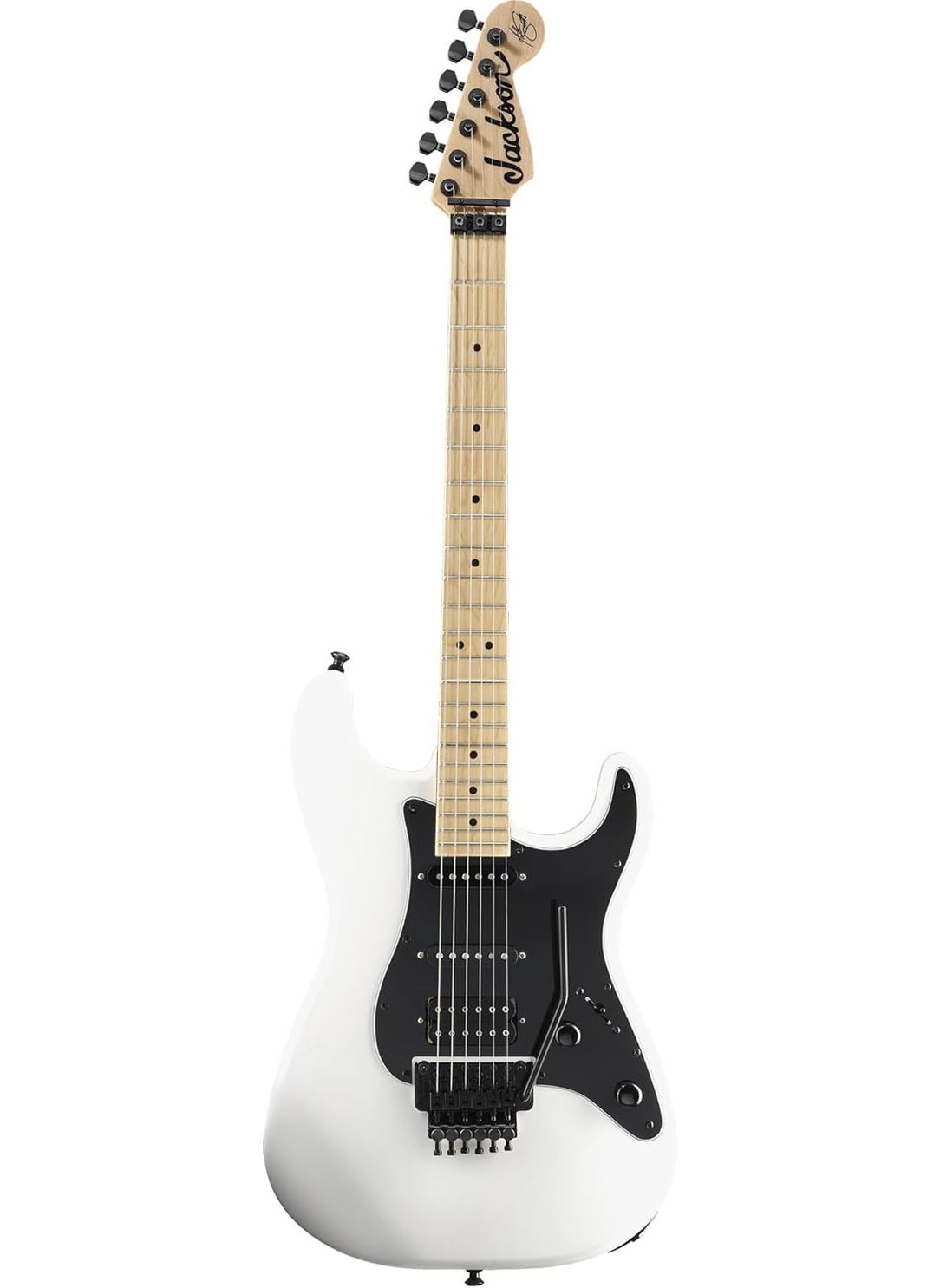Jackson Adrian Smith Signature SDX Snow White 6String Electric Guitar w Maple Fingerboard