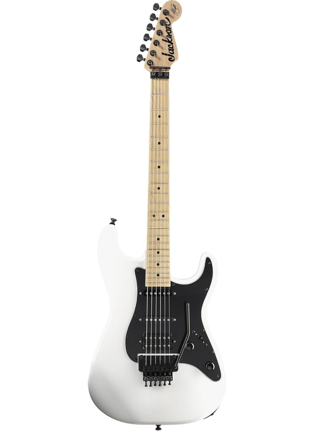 Jackson Adrian Smith Signature SDX Snow White 6String Electric Guitar w Maple Fingerboard