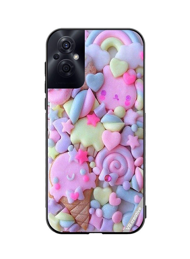 VR CREATIVE Protective Case Cover For Oppo Reno8 Z Kawai Decoden Design Multicolour - Image 1