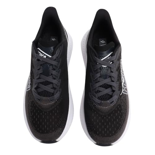 Hoka Women's Mach 6 Sneaker, Black/White, 6.5 - Image 2